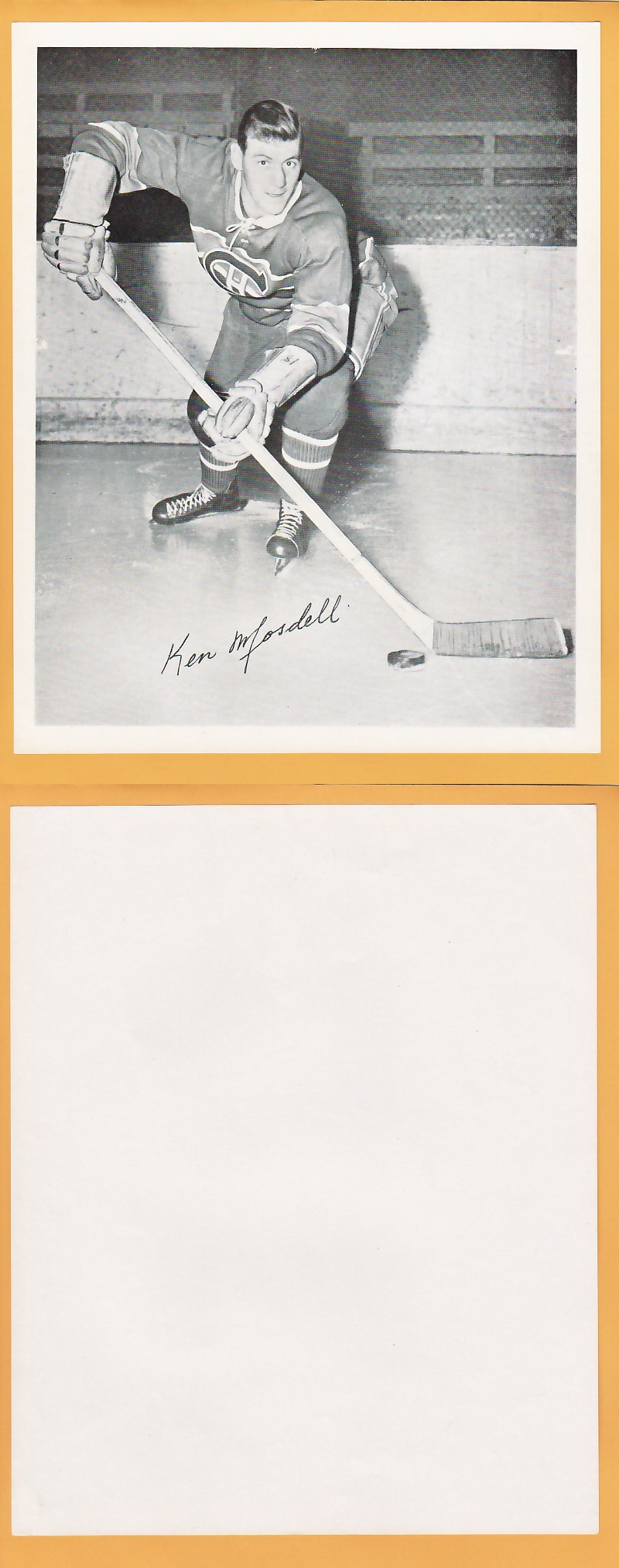 1945-54 QUAKER OATS PHOTO KEN MOSDELL V.2 photo 1945-54 QUAKER OATS PHOTO KEN MOSDELL V.2 photo